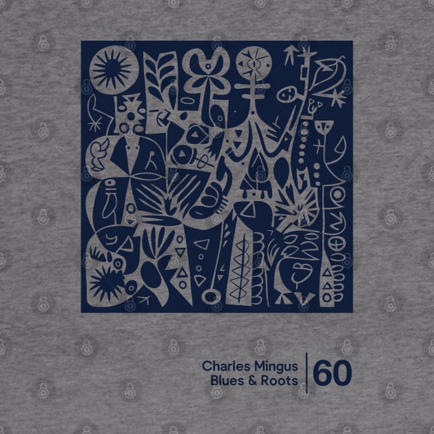 Blues & Roots - Charles Mingus - Minimal Style Graphic Artwork by saudade